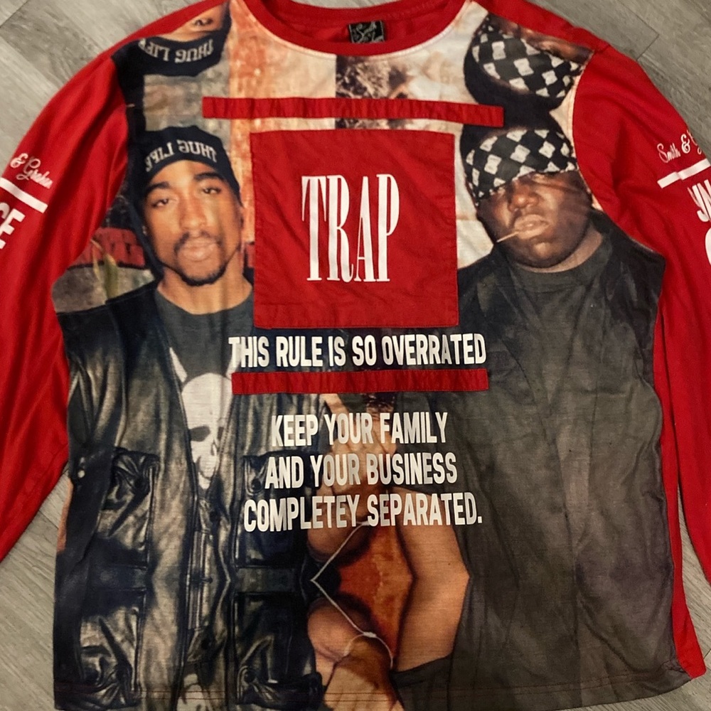 Rare 2pac and biggie trap long sleeve